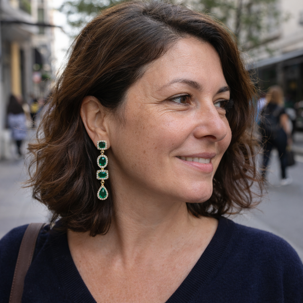 Coraline Esmarisse Σκουλαρίκια Κρεμαστά