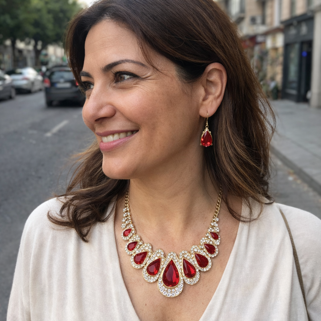 Maevina Crimselle Σετ Κοσμημάτων