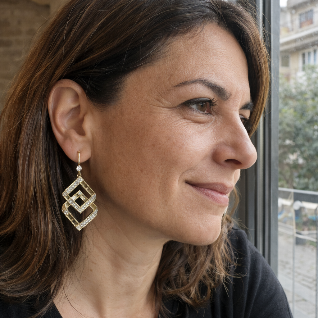 Stella Virelle Σκουλαρίκια Στρώσεις