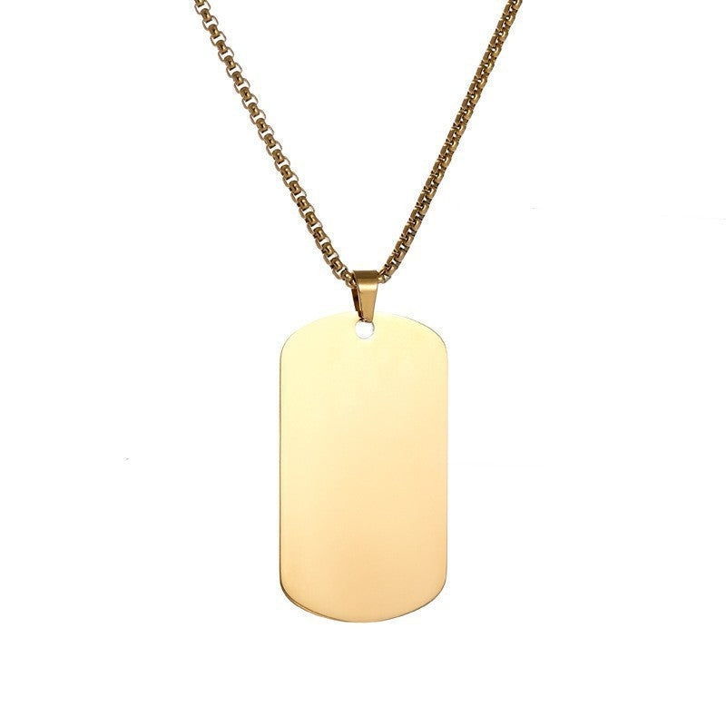 Basic Plate Necklace