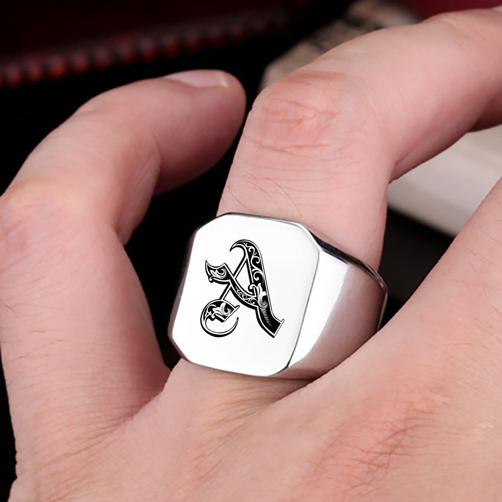Classic Noble Initial Ring