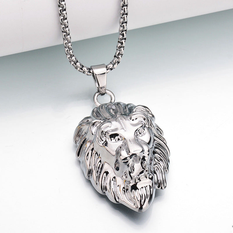 Lion Dominance Pendant Necklace