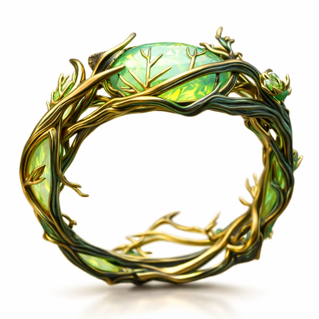 Δαχτυλίδι Καταπράσινο Άνθιση