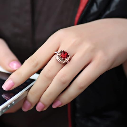 Δαχτυλίδι Εντυπωσιακό Ρουμπίνι Χαλό