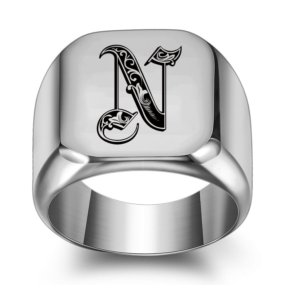 Classic Noble Initial Ring