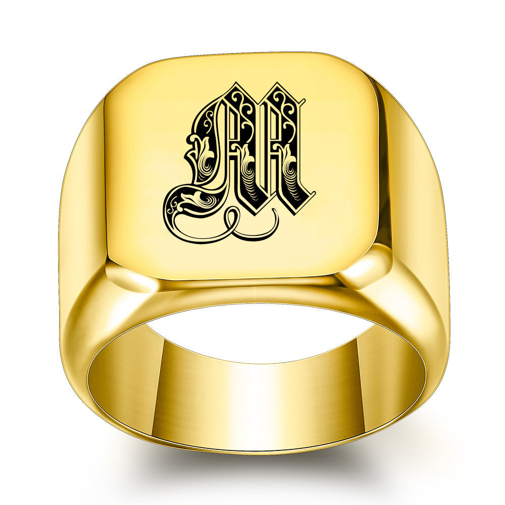 Classic Noble Initial Ring