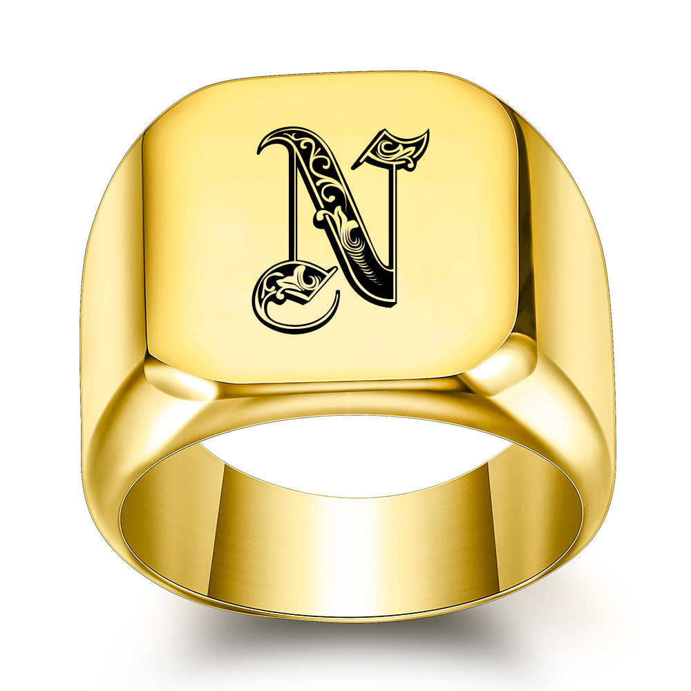 Classic Noble Initial Ring
