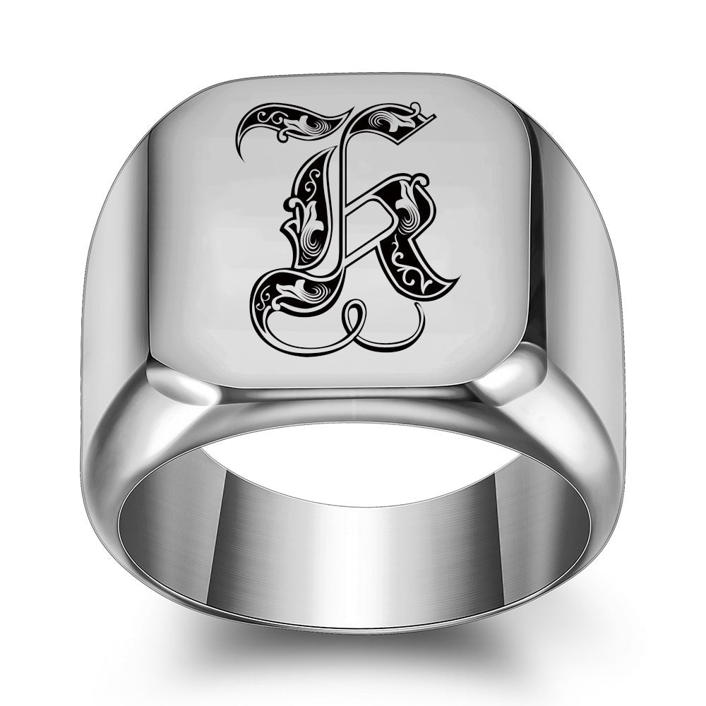 Classic Noble Initial Ring