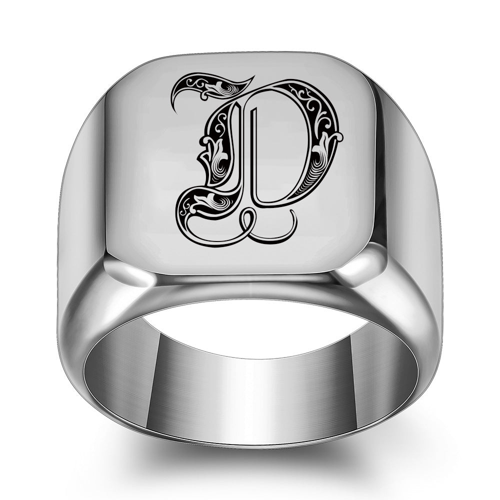 Classic Noble Initial Ring