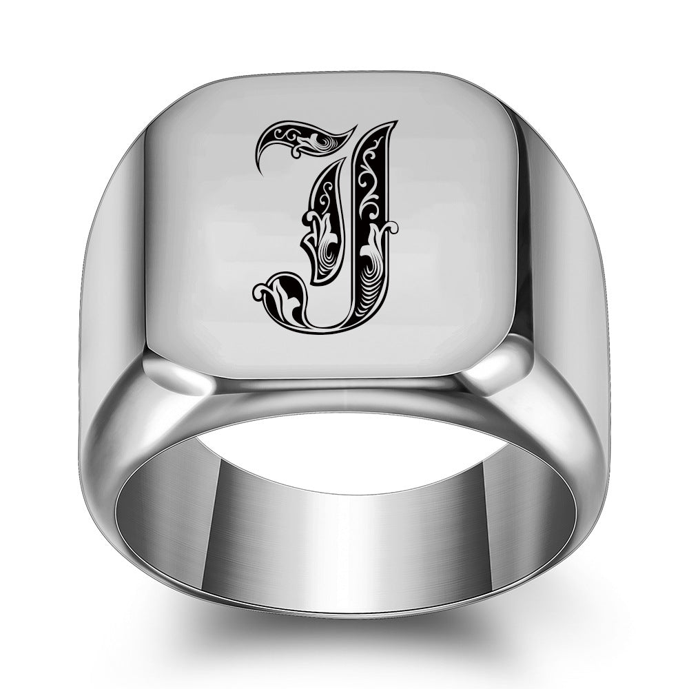 Classic Noble Initial Ring