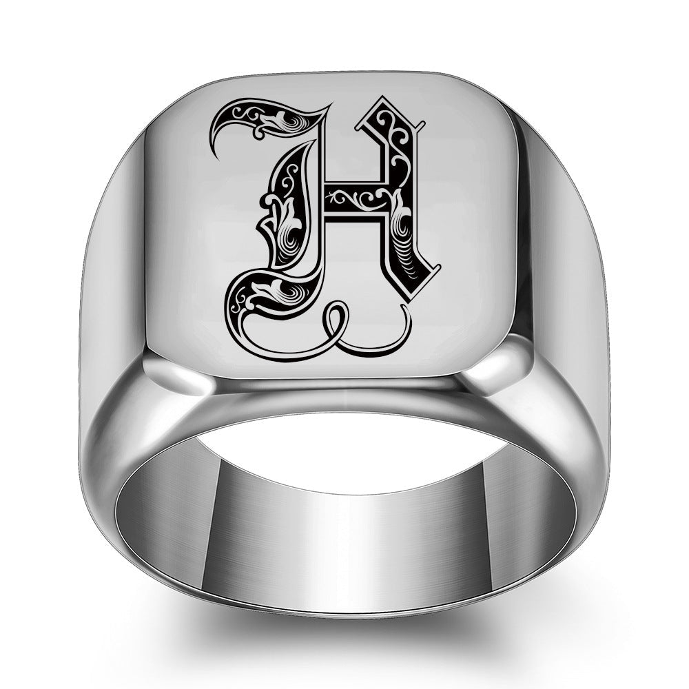 Classic Noble Initial Ring
