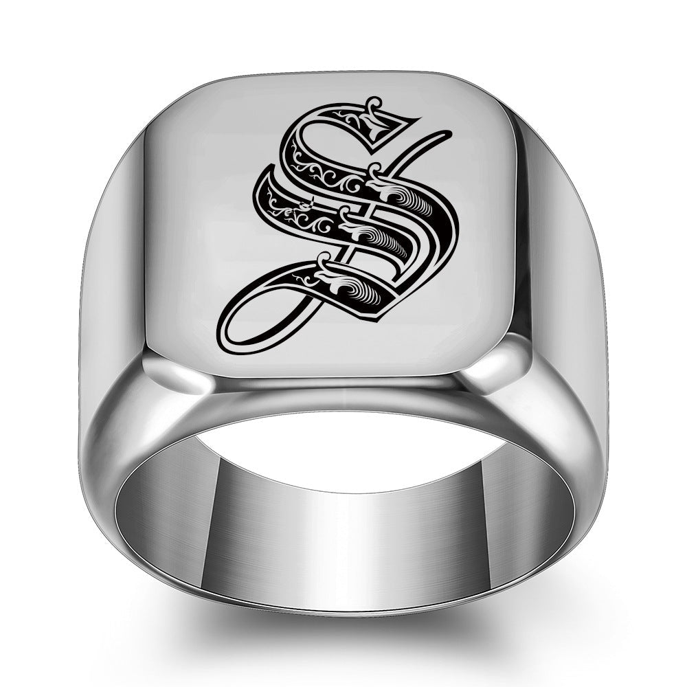 Classic Noble Initial Ring