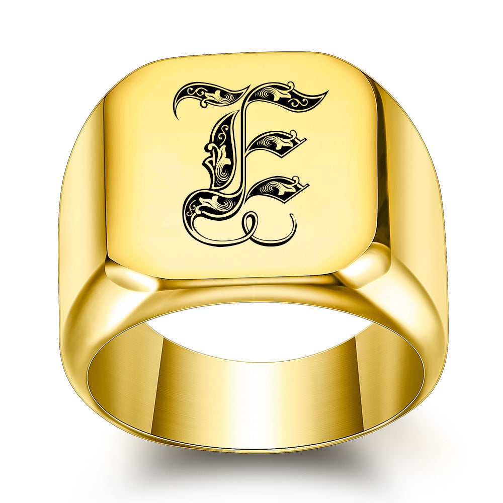Classic Noble Initial Ring