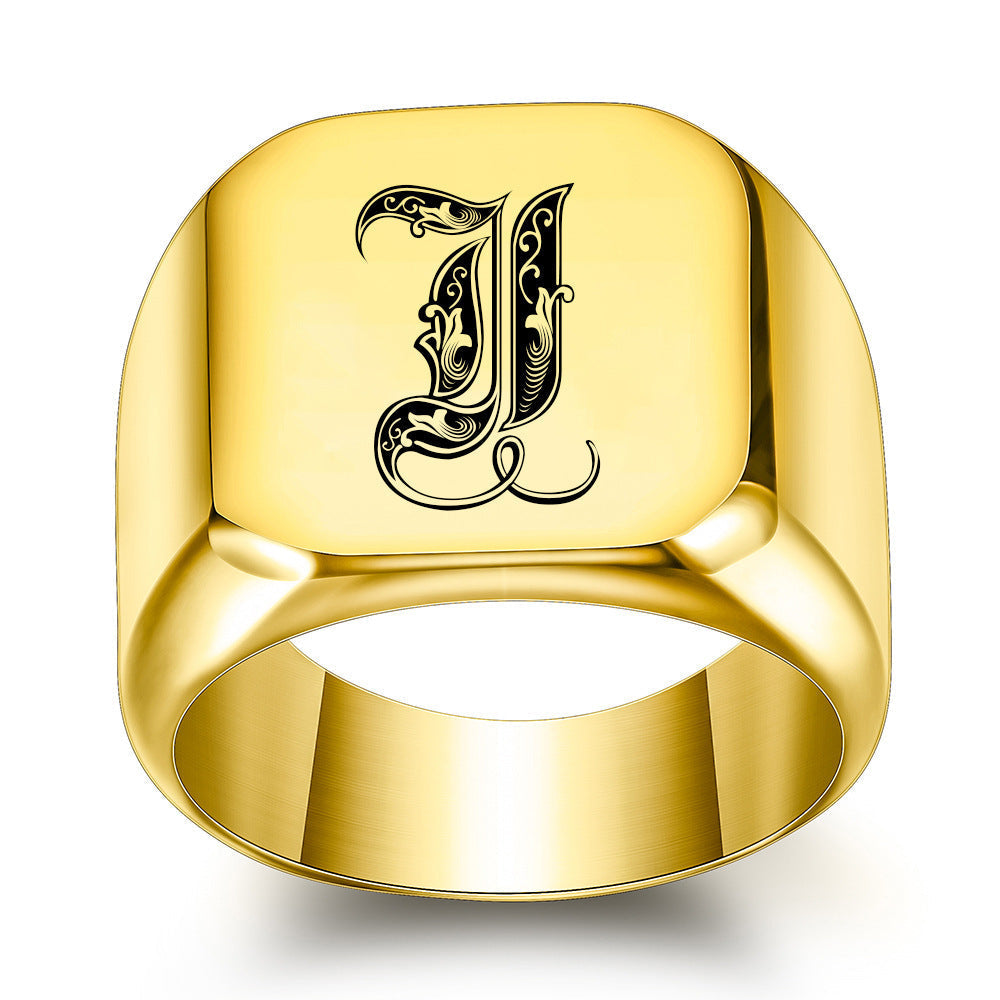 Classic Noble Initial Ring