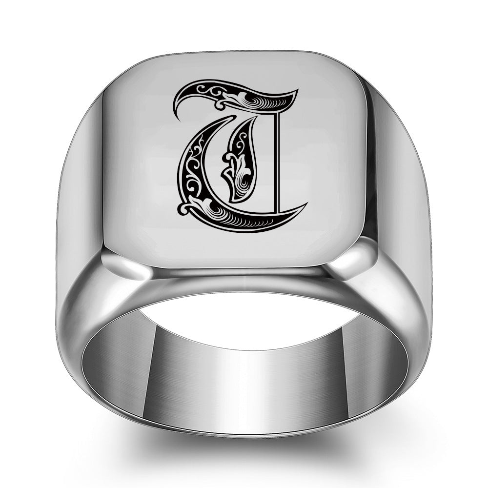 Classic Noble Initial Ring