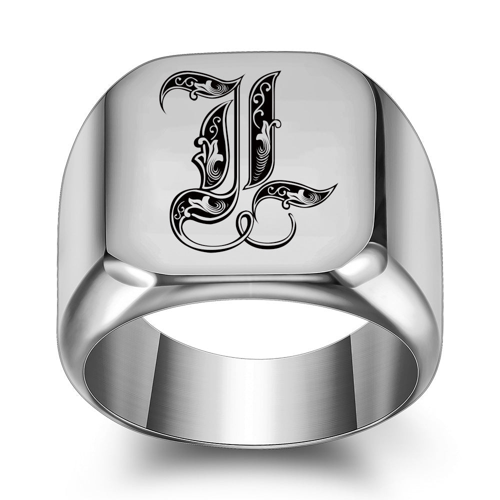 Classic Noble Initial Ring