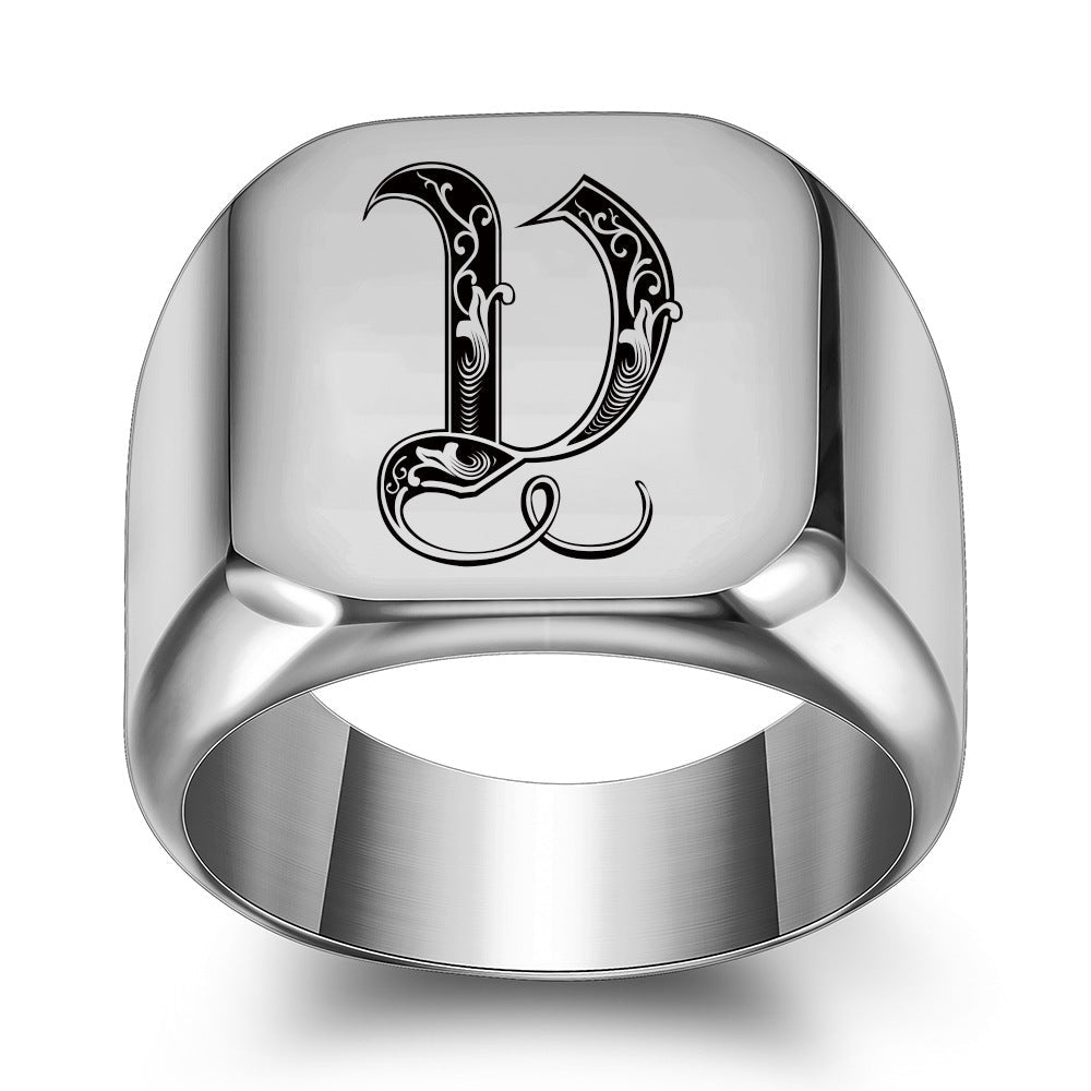 Classic Noble Initial Ring