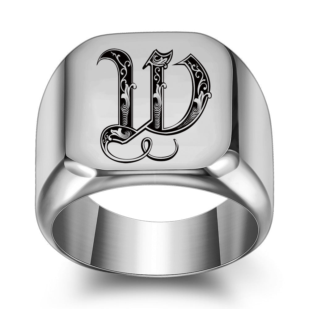 Classic Noble Initial Ring