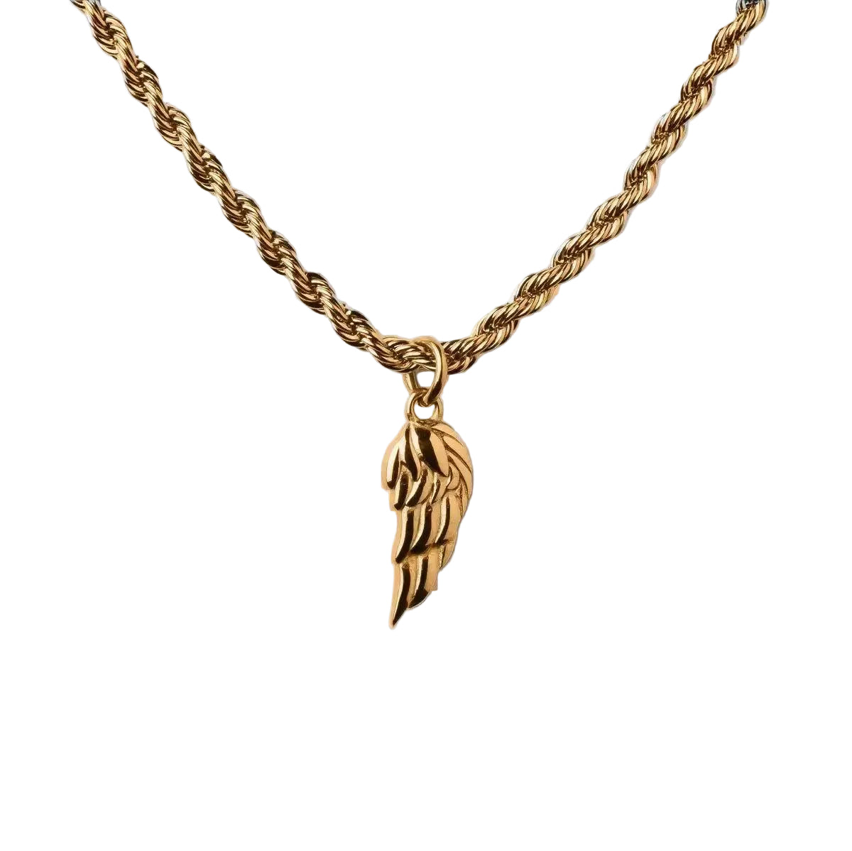 Elio Feather Pendant Necklace