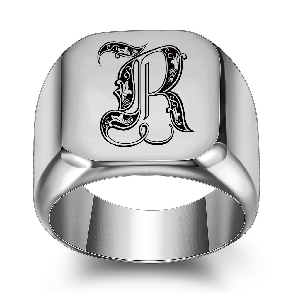 Classic Noble Initial Ring