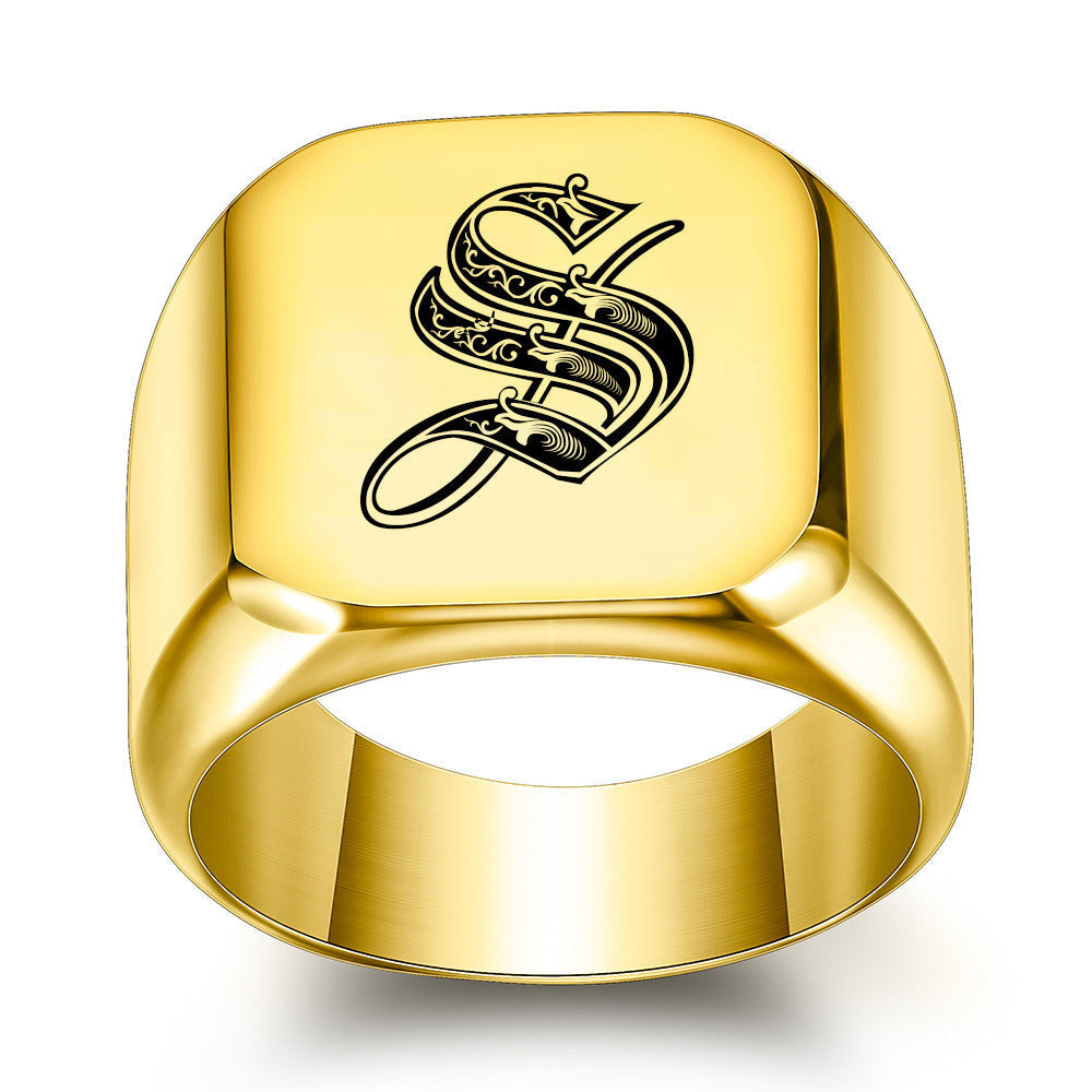 Classic Noble Initial Ring