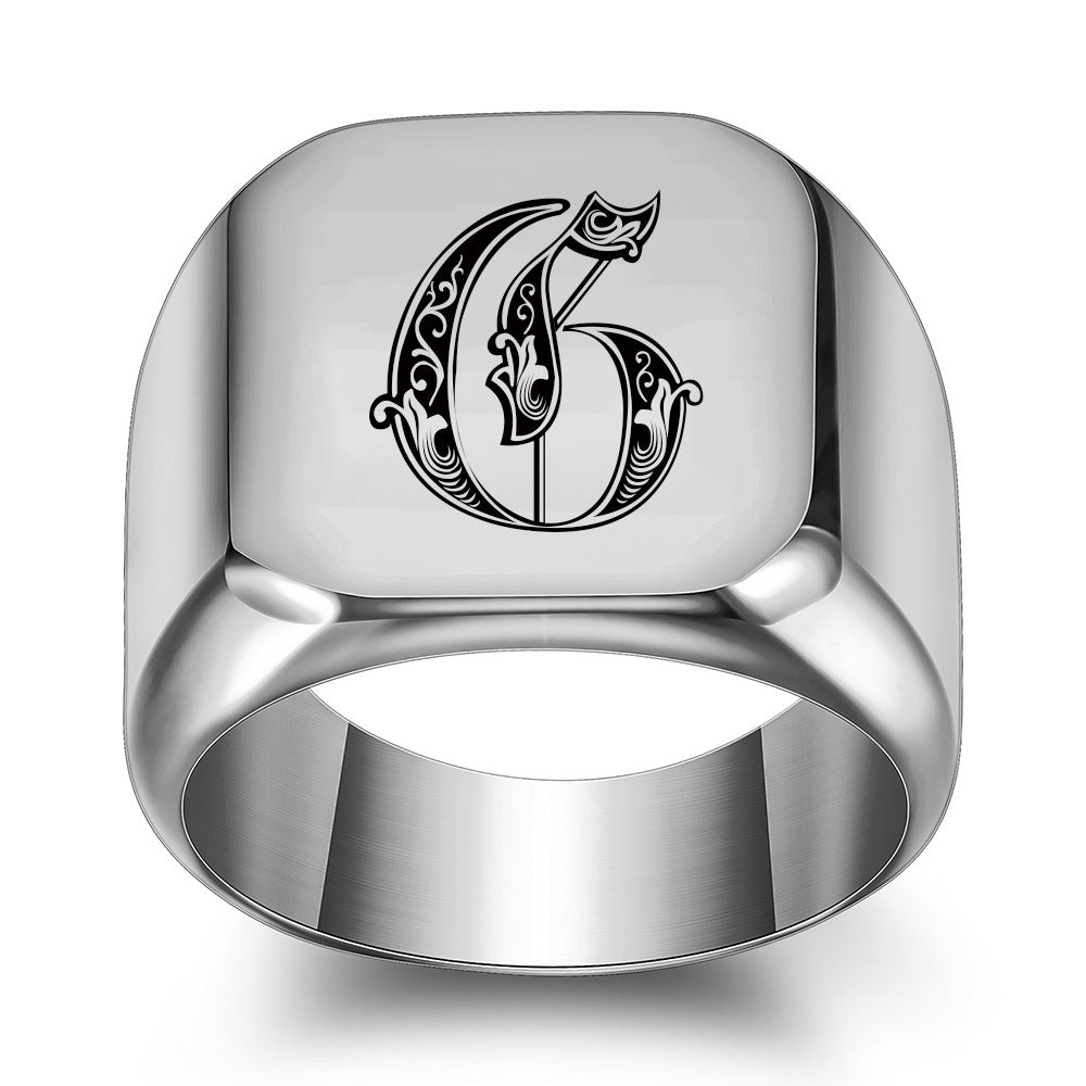 Classic Noble Initial Ring