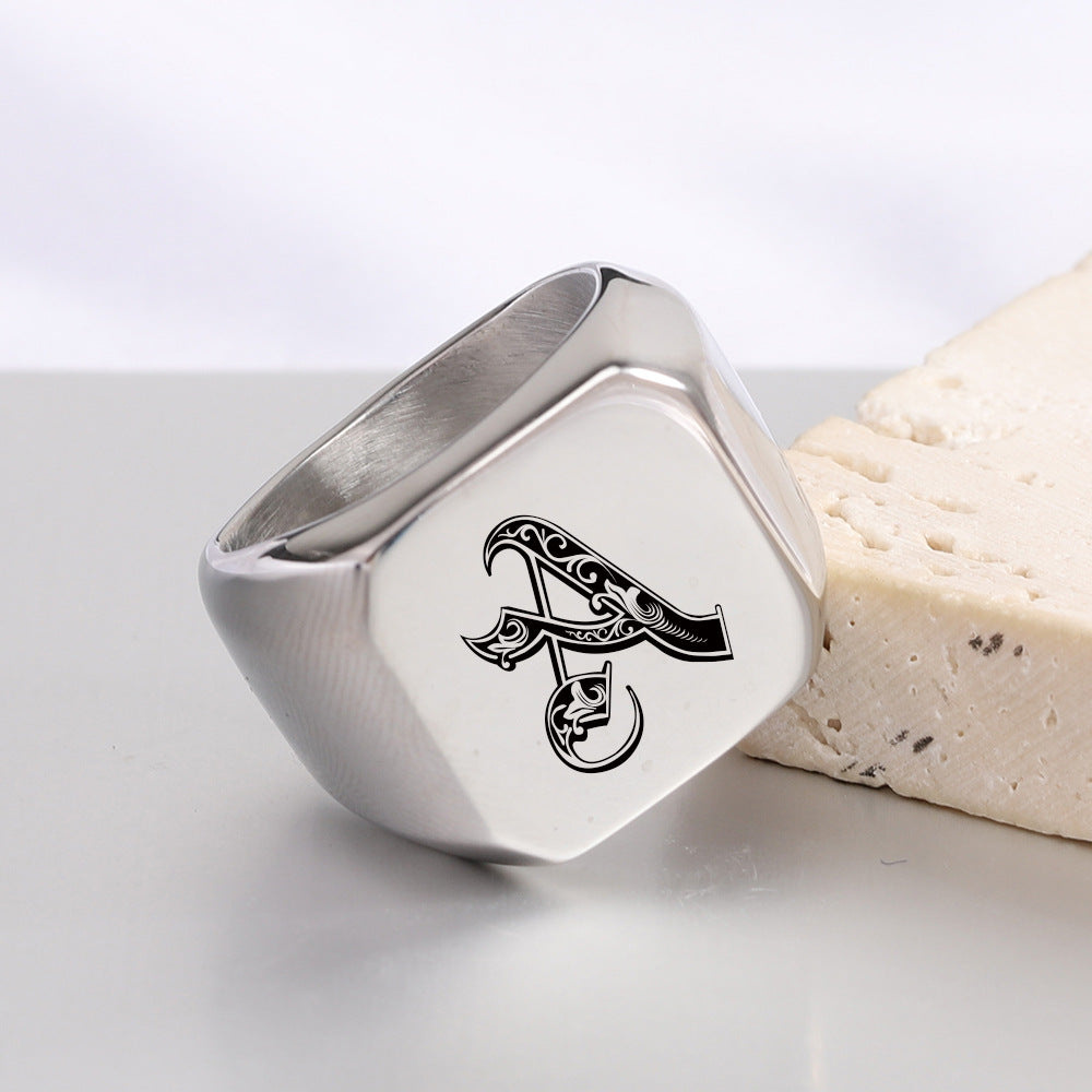 Classic Noble Initial Ring