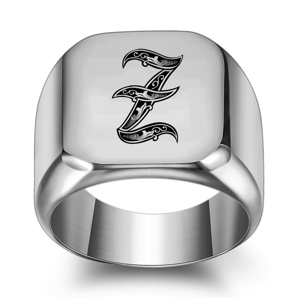 Classic Noble Initial Ring