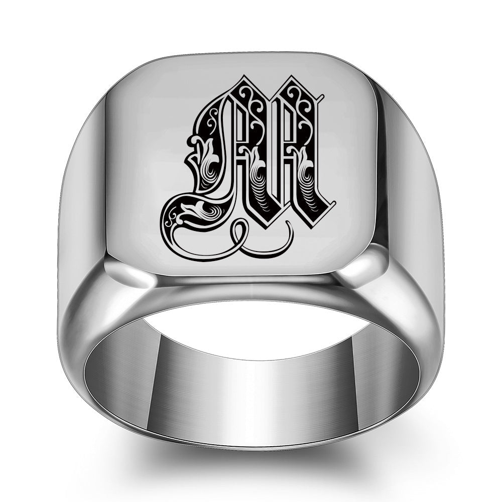 Classic Noble Initial Ring