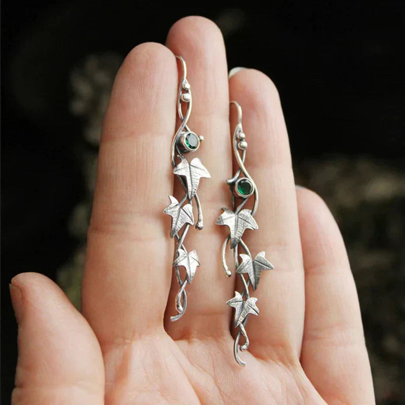 Antique Elf Leaf Earrings