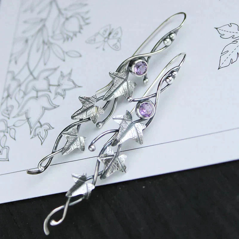 Antique Elf Leaf Earrings