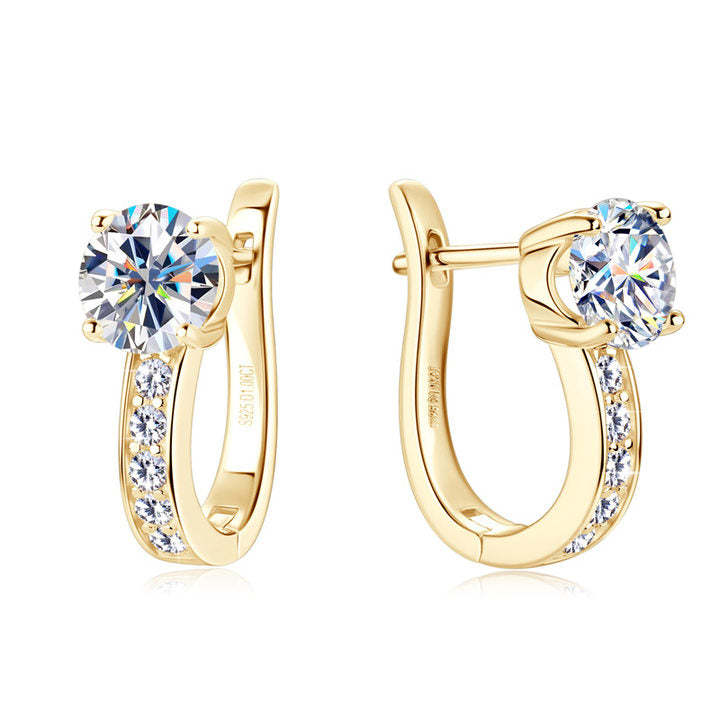 Channel Small Hoop Earrings